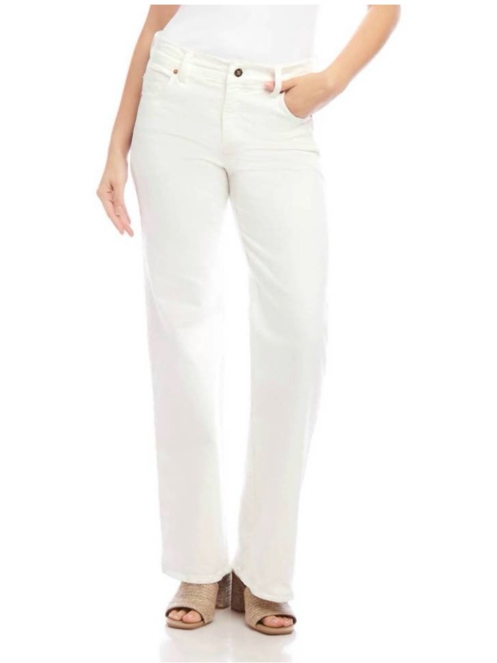 Karen Kane white jeans